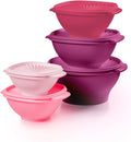 Tupperware Heritage Collection, New 10 Piece Food Storage Container Set in Vintage Pink, Dishwasher