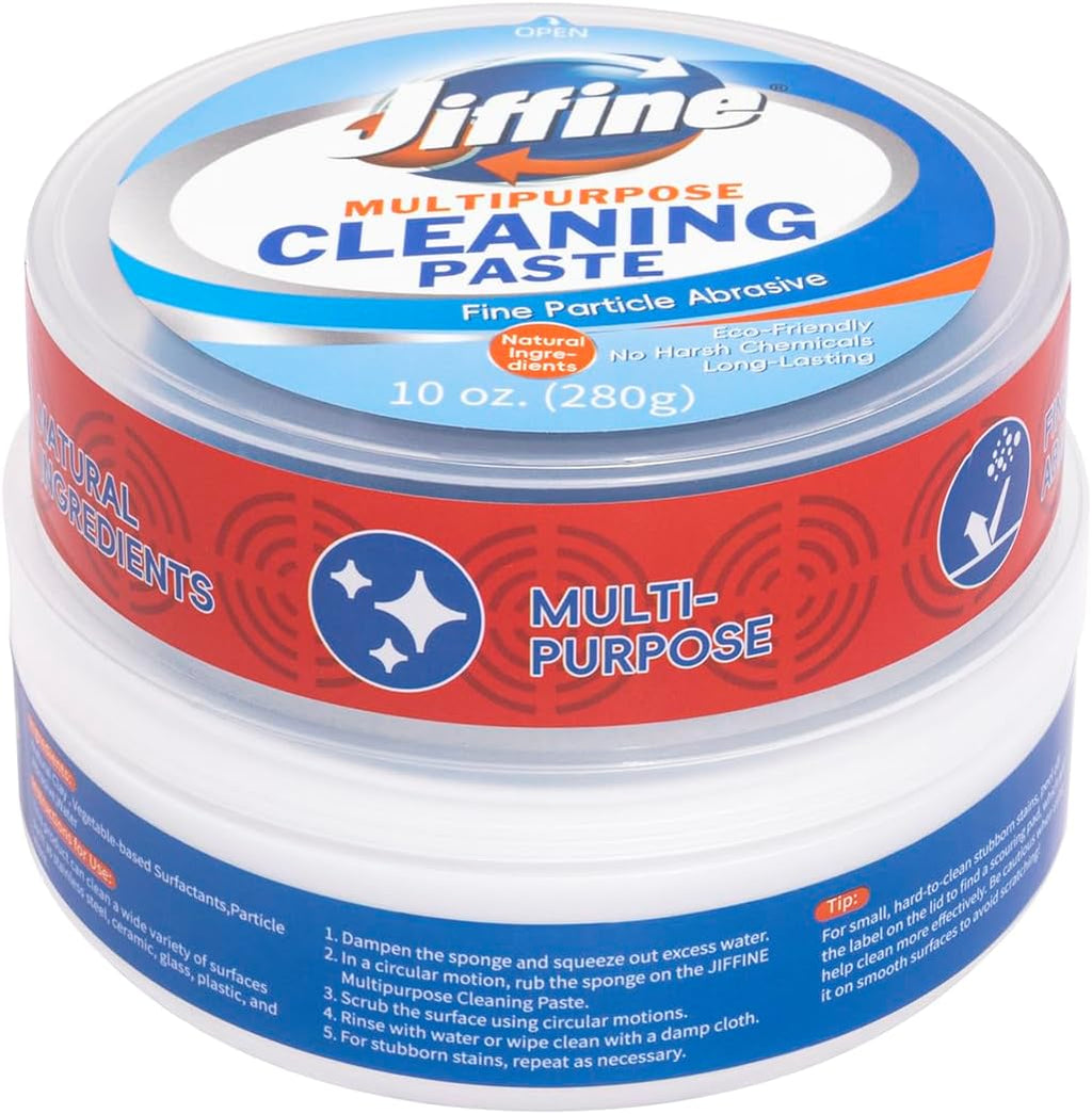Cooktop Cleaner Paste,the Pink Of Stuff, Miracle All Purpose Cleaning Paste,Easily Remove Burned-On