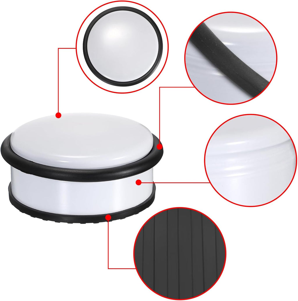 Sumnacon Heavy Duty Floor Door Stopper No Drill, Durability Stainless Steel Door Stops with