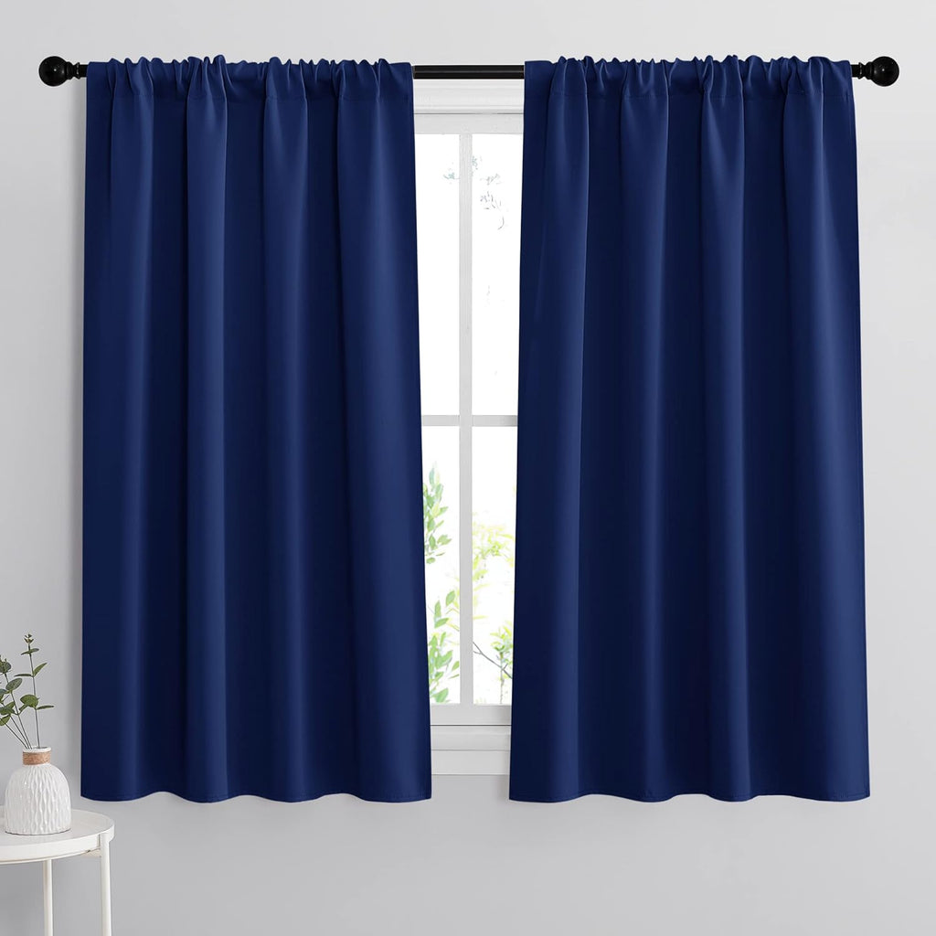 RYB HOME Blackout Curtains - Room Darkening Curtains & Drapes Energy Saving Thermal Insulated Solid