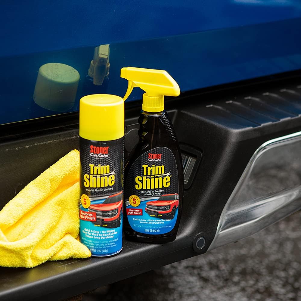 Stoner Car Care 91034 Trim Shine – Vinyl and Plastic Protectant for Interior and Exterior