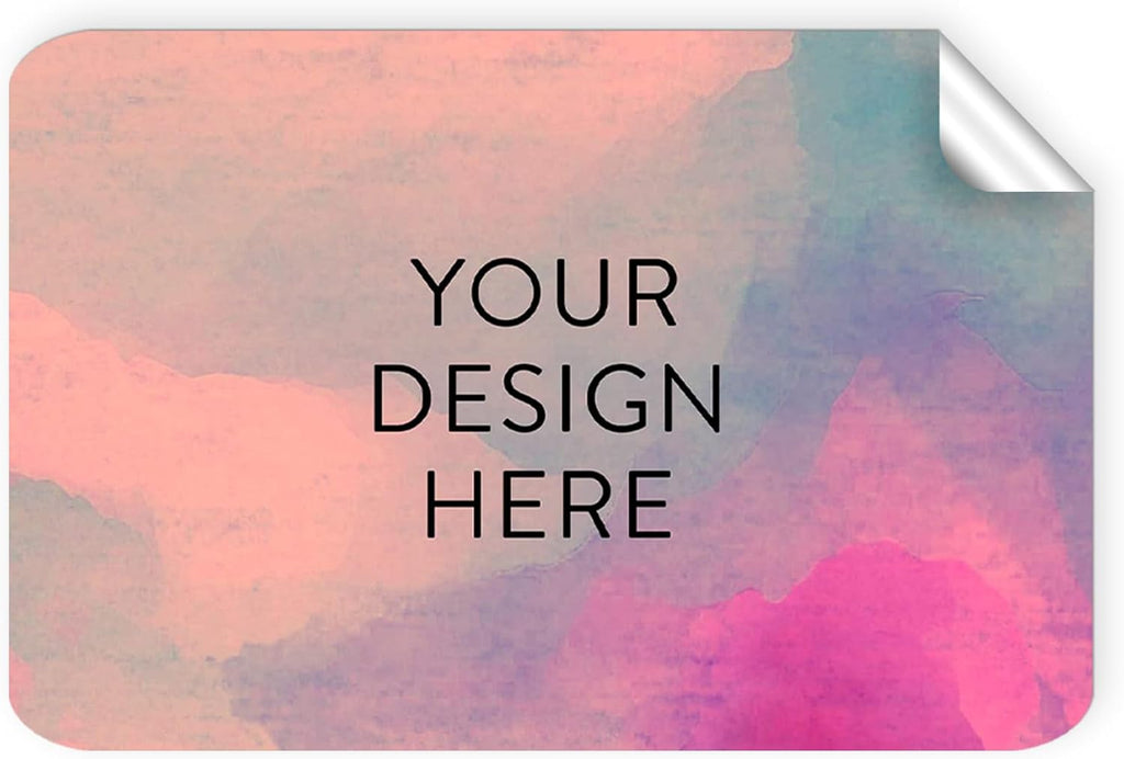 100 Custom Vinyl Stickers - Upload Your own Image, Text, Design, Logo - Personalized Logo Labels