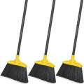 Kefanta 3 Pack Outdoor Broom Heavy-Duty Indoor Commercial Brooms 54 Inches for Courtyard Garage