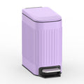 TrashAid Slim Bathroom Trash Can with Lid Soft Close, 6 Liter/1.6 Gallon Stainless Steel Small