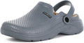 Womens Mens Fur Lined Clogs Waterproof Garden Shoes Winter Warm Fleece Lining Fuzzy House Home