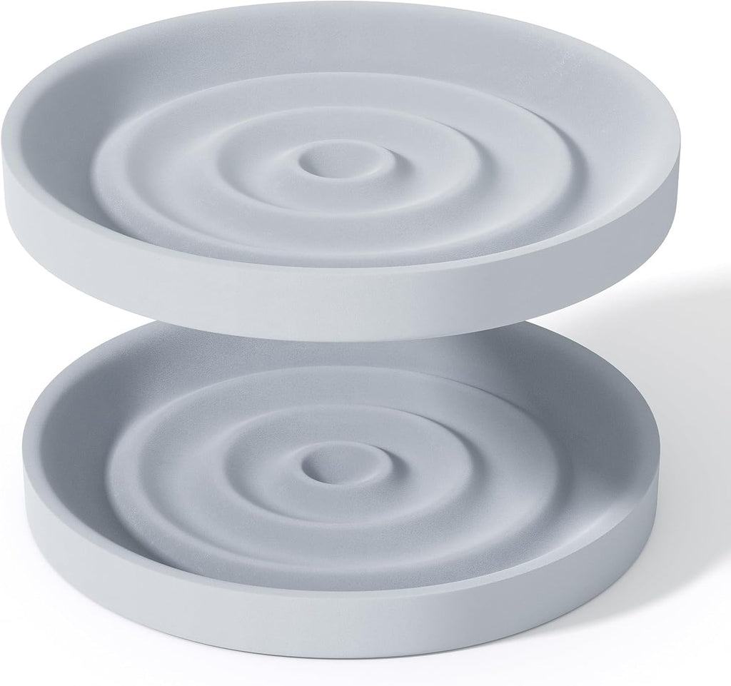 Diatomite Soap Dish, 2 Pack Water Absorbent Stone Soap Dish Holder, Quick Dry Diatomaceous Earth