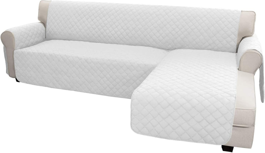 Easy-Going L Shape Sofa Slipcover - Sectional Couch Cover with Chaise & Reversible Sofa Cover for