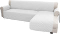 Easy-Going L Shape Sofa Slipcover - Sectional Couch Cover with Chaise & Reversible Sofa Cover for