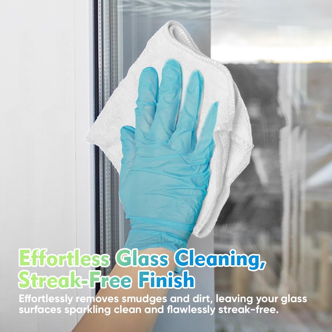 HOMEXCEL Microfiber Cleaning Cloth 20 Pack 11.5 x 11.5 inch Microfiber Towels for Cars Ultra