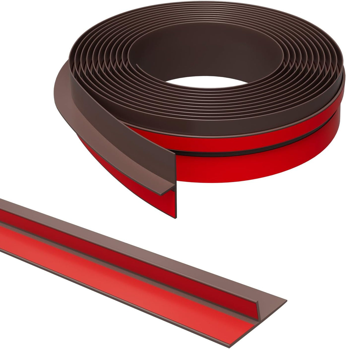 T-Shaped Door Draft Stopper, 1.97 in x 40 Ft Silicone Seal Strip for Windows Gaps, Weather