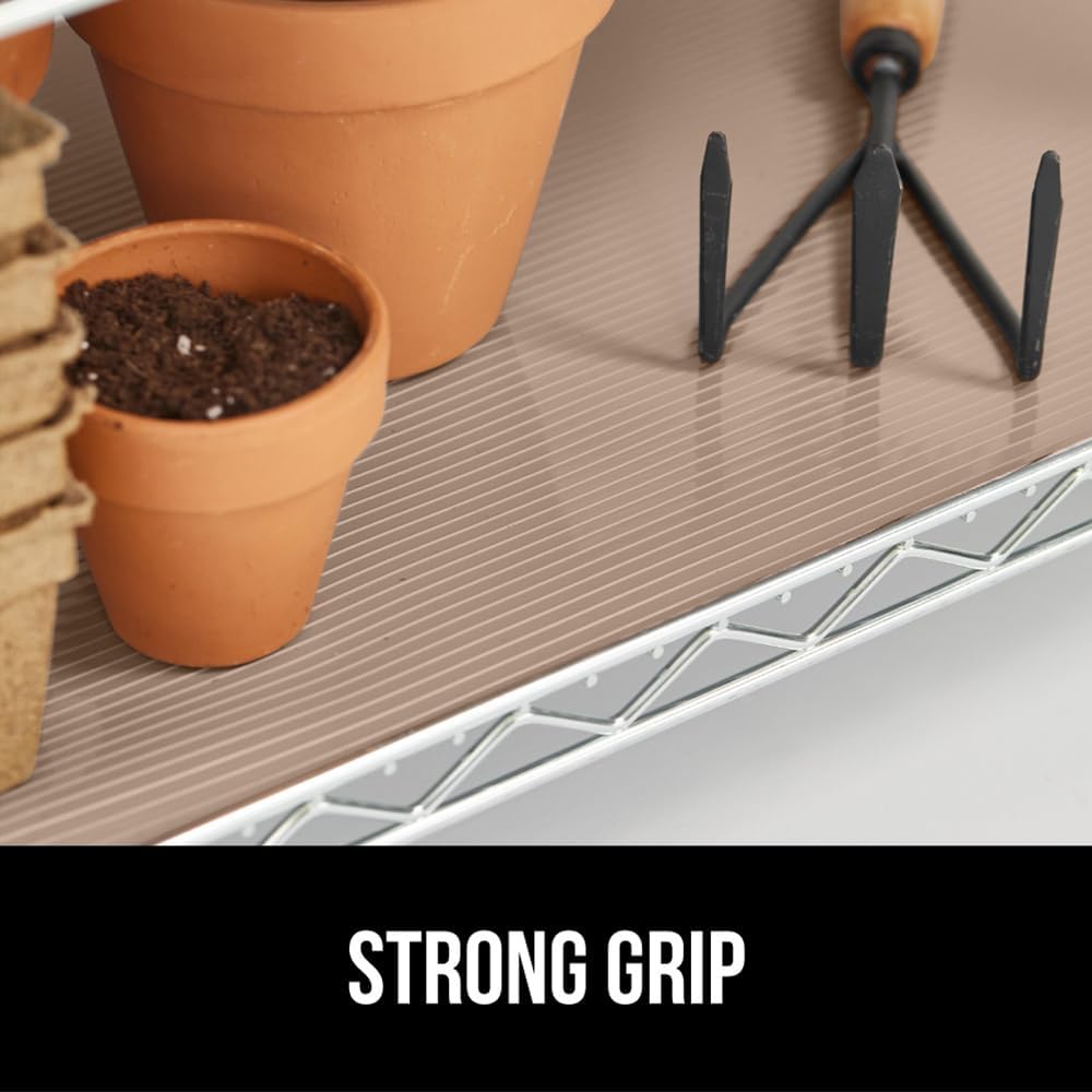 GORILLA GRIP DuraGuard Shelf Liner, 20x20 Non-Adhesive Cabinet Liners for Kitchen Drawers, Shelves