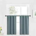 RYB HOME Small Curtains Blackout - Privacy Energy Efficiency Mini Curtains for Kids Bedroom RV