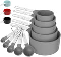 TILUCK Measuring Cups & Spoons Set, Stackable Cups and Spoons, Nesting Measure Cups with Stainless