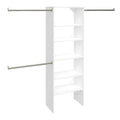 ClosetMaid SuiteSymphony Wood Closet Organizer System, 25-Inch Starter Kit with Tower and 3 Hang