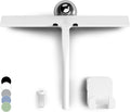 GÜTEWERK Shower Squeegee for Glass Doors, Silicone Window Squeegee, Bathroom and Glass Cleaning