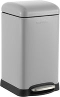 happimess HPM1012E Betty Retro Mini 3.2-Gallon Step-Open Trash Can, Fingerprint Resistant, Modern