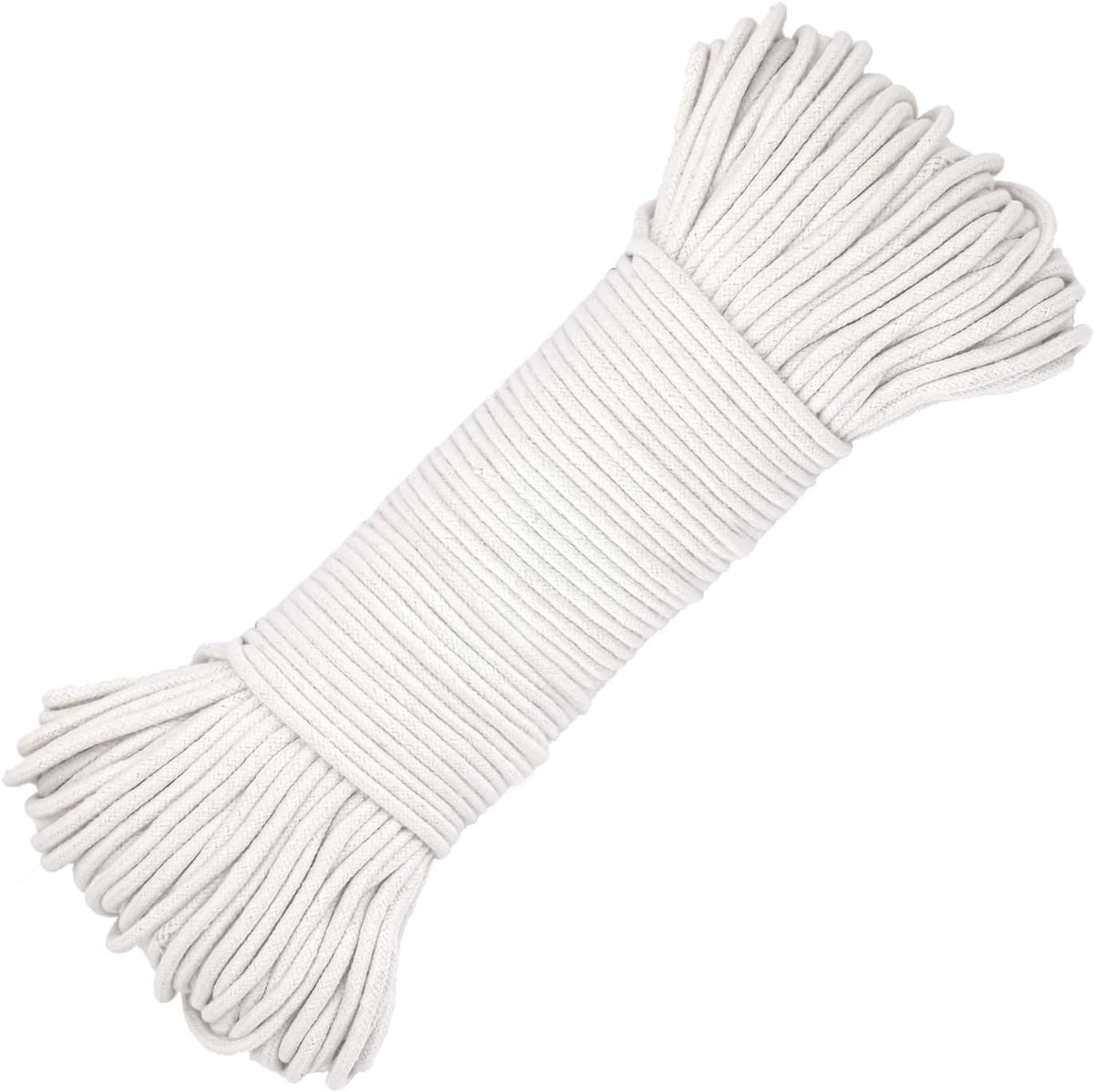 328 Feet Cotton Clothes line Rope-Premium Diameter 7/32 Inch Cotton Rope for Heavy Duty Outdoor