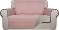 PureFit Reversible Quilted Sofa Cover, Water Resistant Slipcover Furniture Protector, Washable
