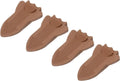 uxcell 4 Pcs Door Stoppers for Bottom of Door, Rubber Stackable Door Stopper Wedge Anti-Slip, 2.13