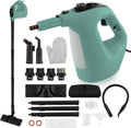 COSTWAY Handheld MultiPurpose Steam Cleaner with 17 Pieces, 350ml Large Capacity Steam Mop