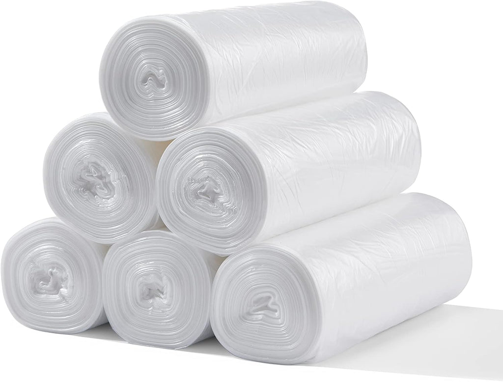 TYPLASTICS 40-45 Gallon Clear Trash Can Liners - 40" x 48" – High Density Garbage Bags - Case of
