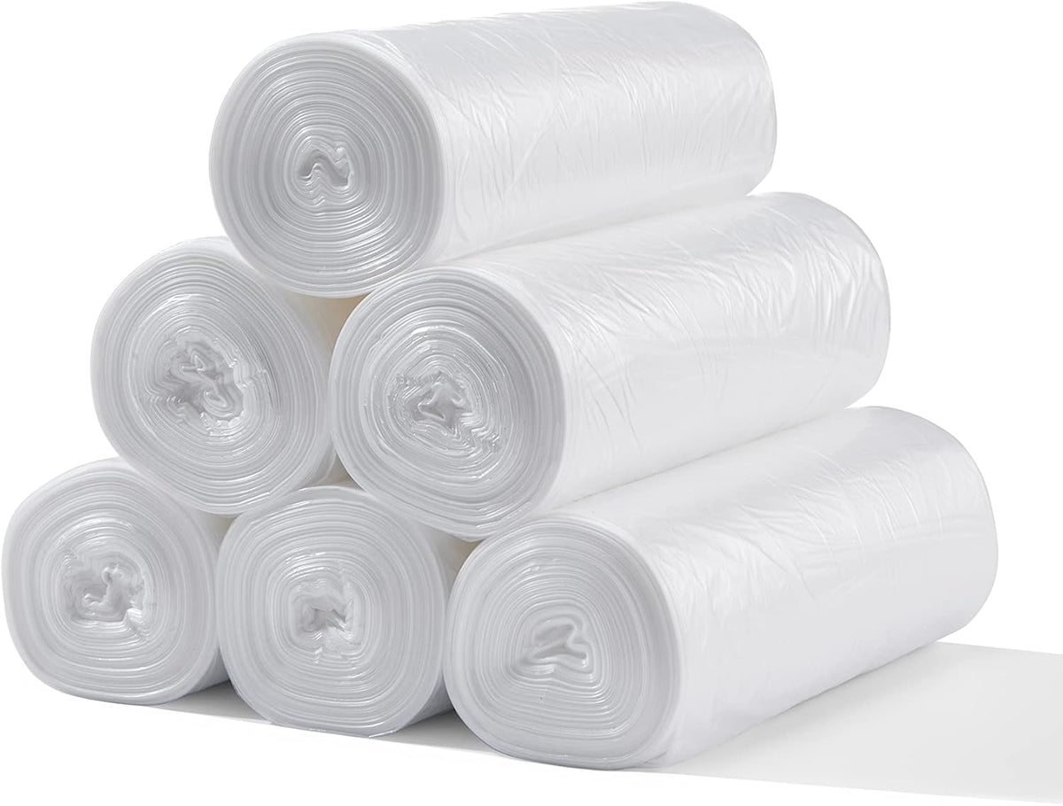 TYPLASTICS 40-45 Gallon Clear Trash Can Liners - 40" x 48" – High Density Garbage Bags - Case of