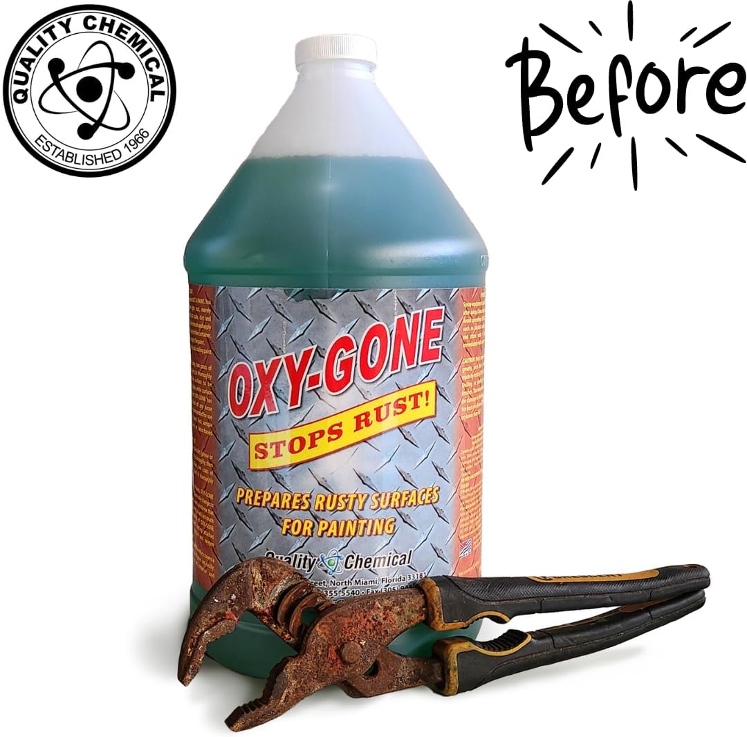 Quality Chemical Oxy-Gone Rust Remover and Metal Treatment - Rust Reformer, Rust Remover, Metal