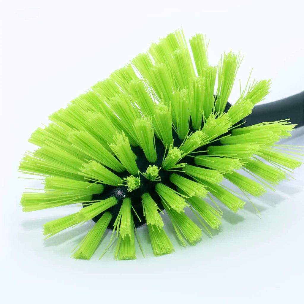 Pine-Sol Scrub Brush Set - Long Handle Cleaning Brushes with Heavy Duty Bristles and Comfort Grip