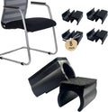 Rectangle U Shaped Chair Leg Tips Caps with Felt Pads,Furniture Feet Protector Slide Smoothly