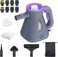 Steam Cleaner Handheld: Fast 10-Sec Heat-Up-750mL (25oz) Tank-No Cooling-Refill Anytime-Lockable