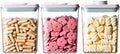 Airtight Food Storage Containers,1.3Qt 3Pcs Pop Food Containers with Lids, Stackable One Button