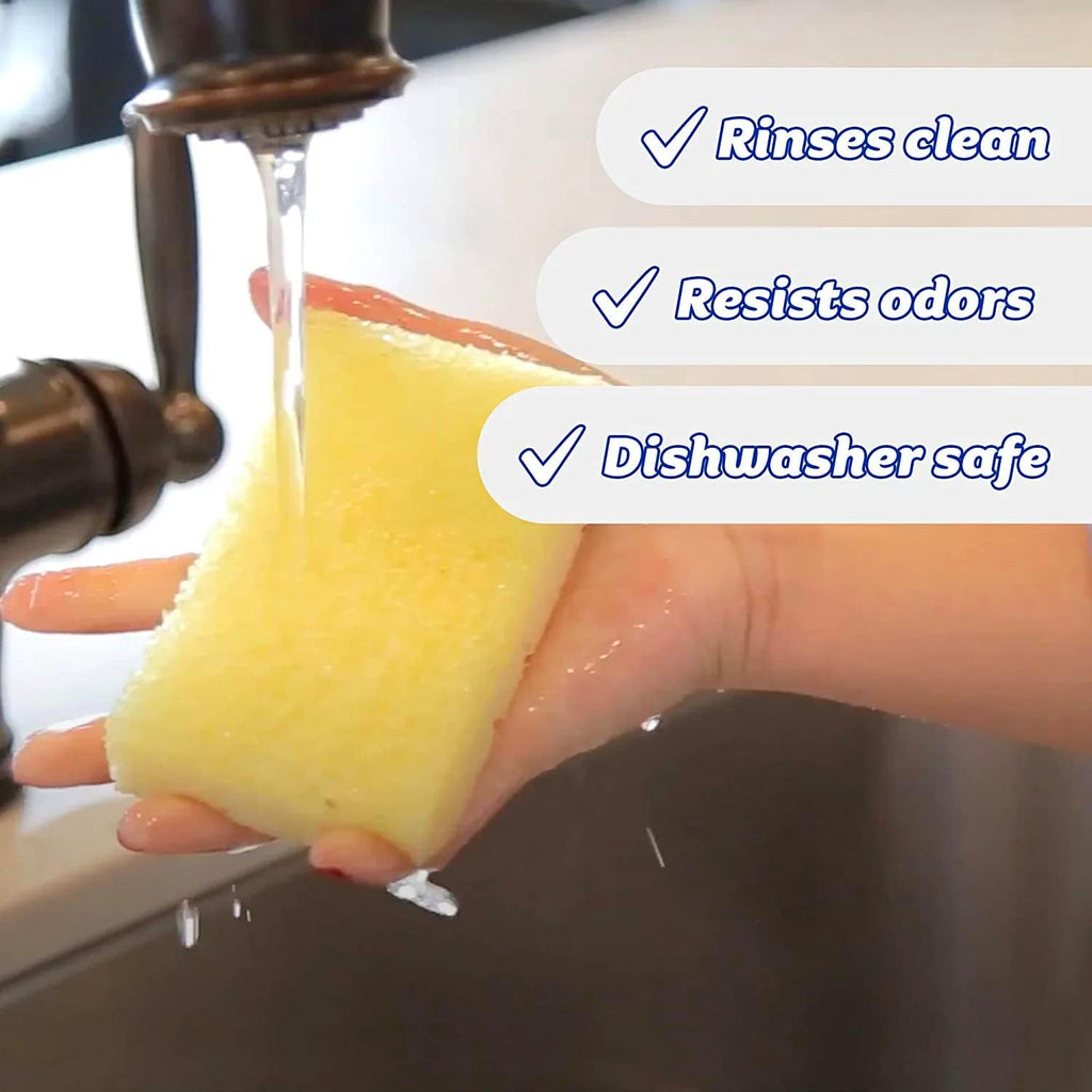 Scrub Daddy Extra Large Sponge Daddy - Bulk Kitchen Sponges for Cleaning Different Rooms & Surfaces