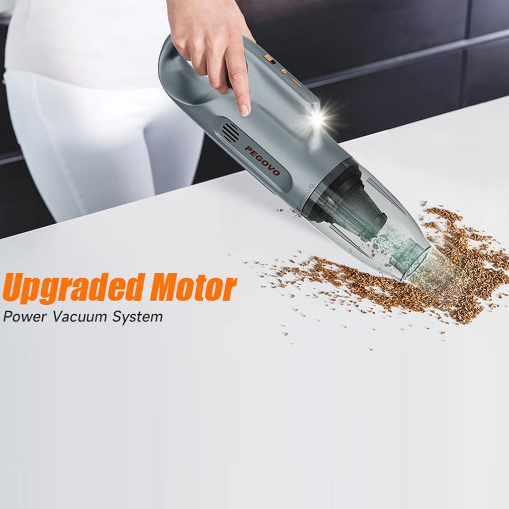 Handheld Vacuum Cordless Car Vacuum Portable, Cordless Handheld Vacuum Cleaner with Fast Charging
