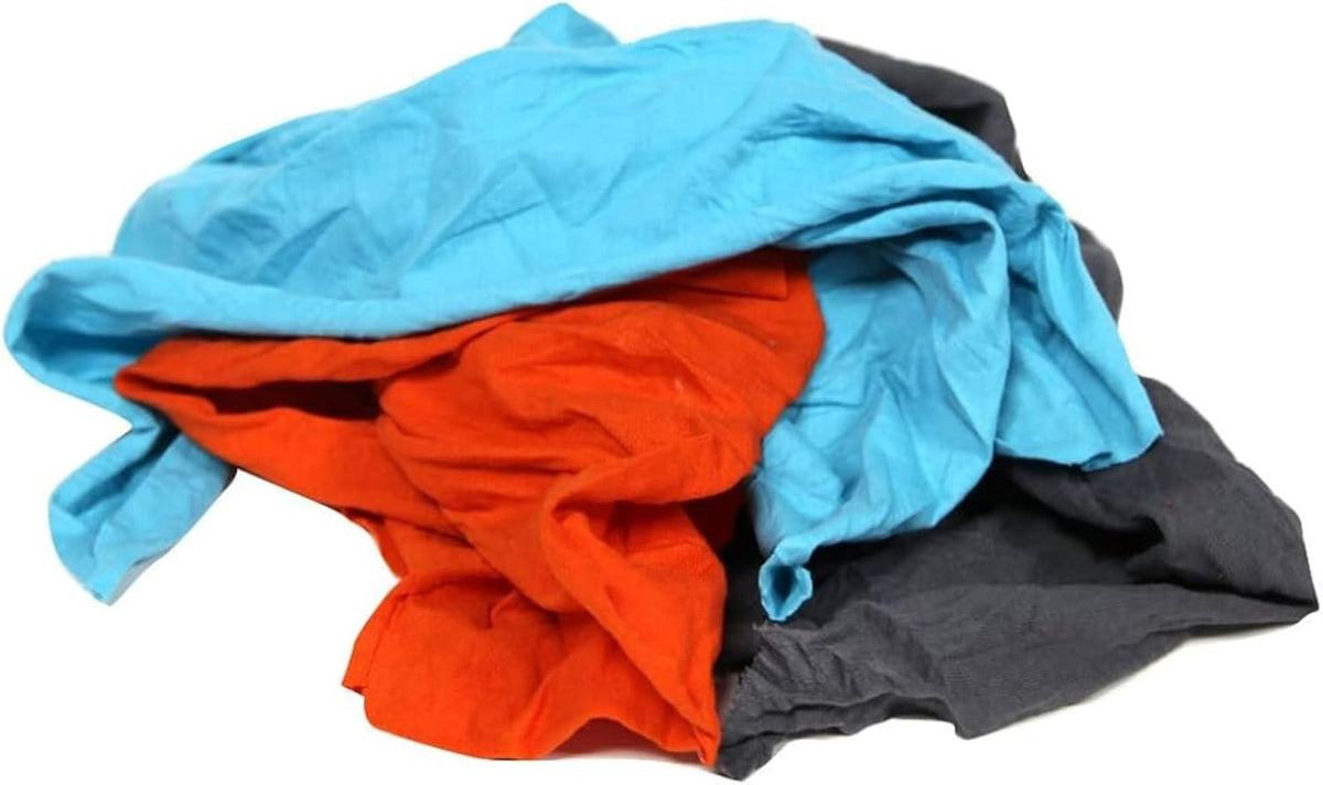 Premium Color Knit Cleaning Rags (5 lbs. Bag) – Shop Rags Bulk for Workshops, Mechanics, Painters