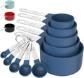 TILUCK Measuring Cups & Spoons Set, Stackable Cups and Spoons, Nesting Measure Cups with Stainless