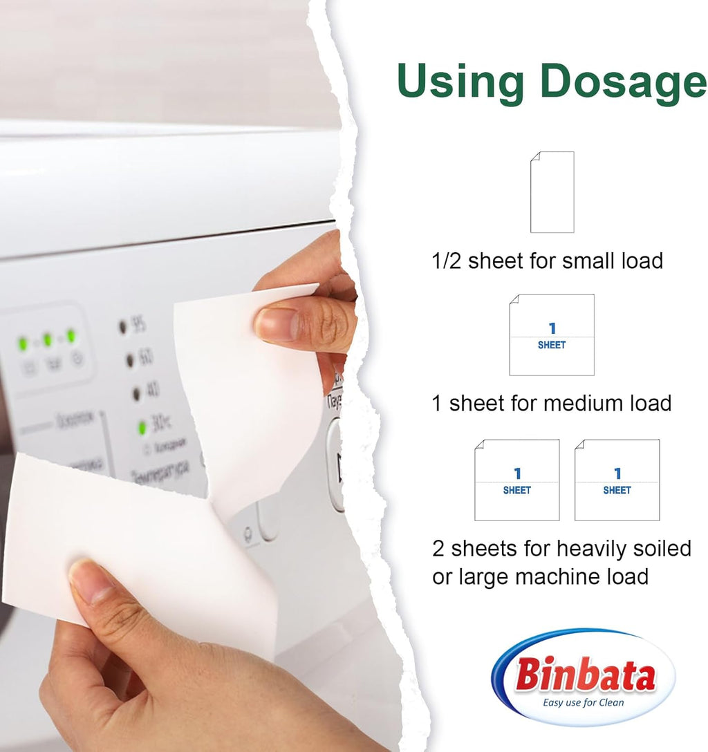 Laundry Detergent Sheets - Up To 128 Loads, Hypoallergenic, Eco-Friendly Forest Scent