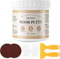 SEISSO Wood Filler & Putty - Waterproof Outdoor Wood Repair Putty, Paintable & Stainable, White