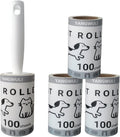 Lint Rollers for Pet Hair Extra Sticky, 400 Sheets Mega Value ，Clothing Hair Remover, Dog and Cat