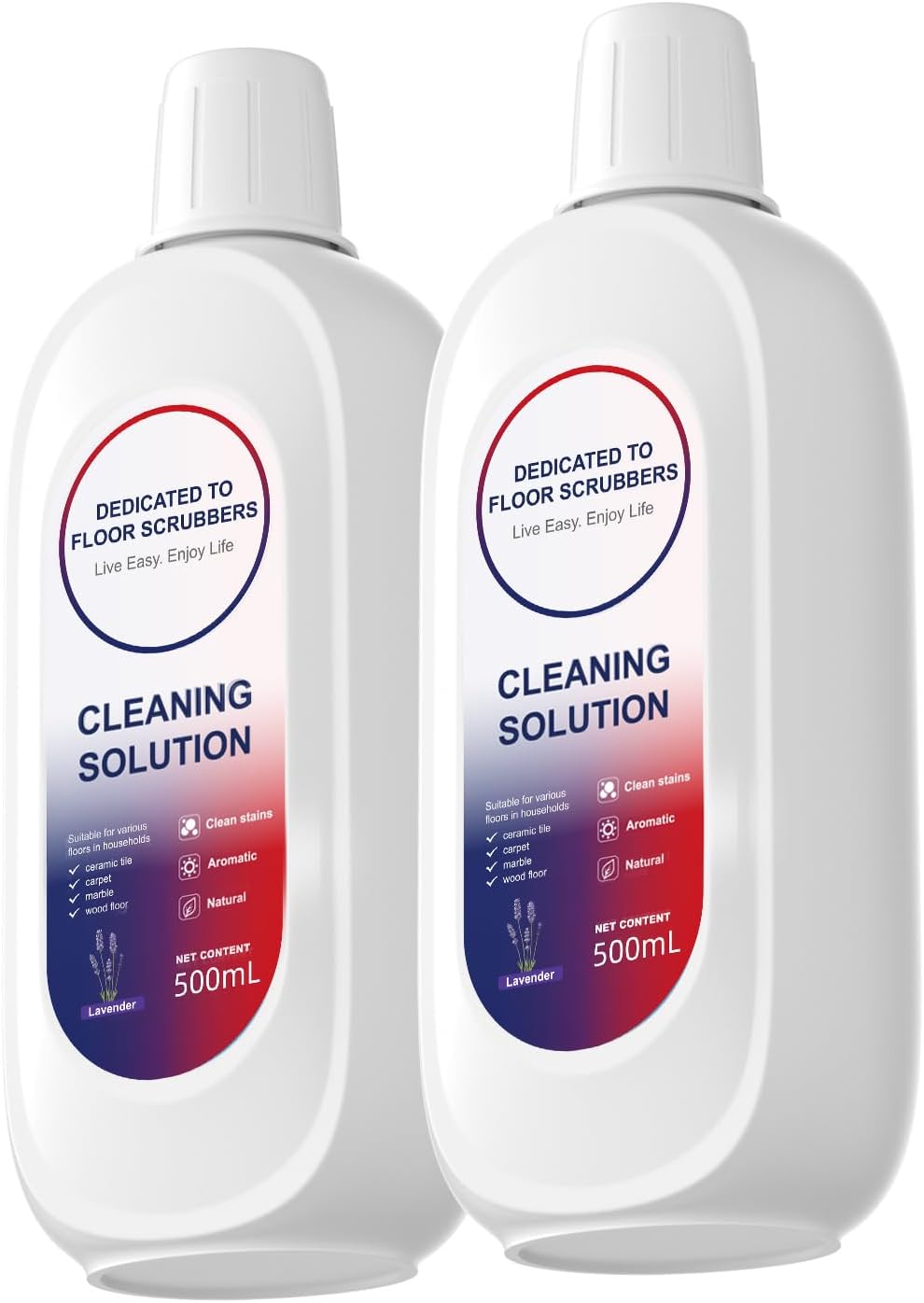 Floor Cleaning Solution 500ml Lavender Fragrance Cleaning Solution Refill Compatible With TINECO