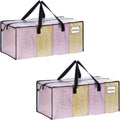 VENO 2 Pack Moving Bags Extra Large Storage Bags for College Move-In, Heavy-Duty Storage Totes