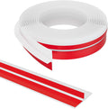 T-Shaped Door Draft Stopper, 1.97 in x 20 Ft Silicone Seal Strip for Windows Gaps, Weather