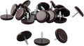 Furniture Glides Sliders-Furnigear PTFE (Teflon) Chair Leg Movers Sliders for Carpet and Hardwood