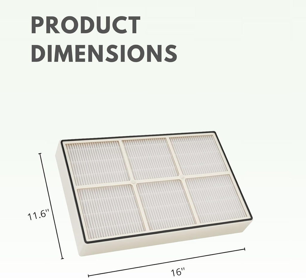 Nispira HEPA Filter with 4 Pre-Carbon Filters Compatible with Whirlpool Whispure Air Purifier