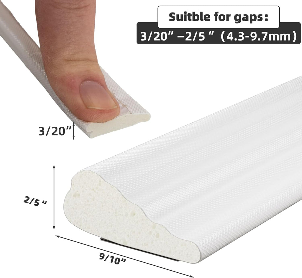 3 Pack*16.4 Ft Weather Stripping Seal Strip for Doors,Soundproofing Window Insulation Draft Stopper