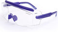 UKNOW Safety Goggles Over Glasses, Safety Glasses Anti Fog Wraparound Eye Protection, Protective