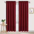 DWCN Christmas Blackout Curtains Room Darkening Thermal Insulated Bedroom Curtains Window Curtain