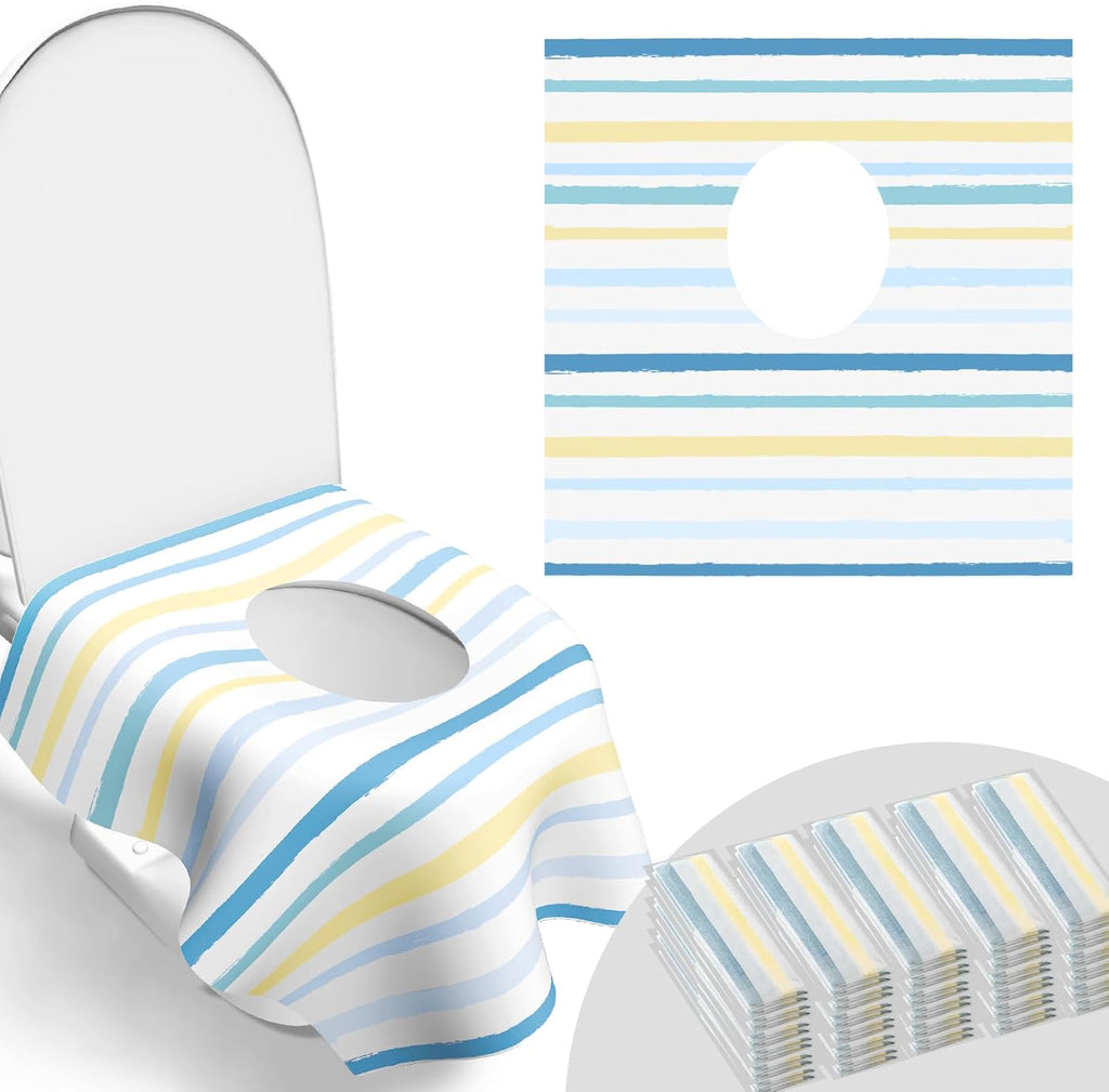 Toilet Seat Covers Disposable, Large Waterproof Potty Covers for Toddlers, Kids, and Adults