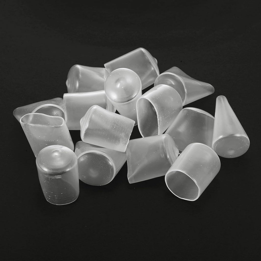 uxcell 20pcs Rubber End Caps Protective Caps 26mm(1 Inch) ID Vinyl PVC Round Tube Bolt Cap Cover