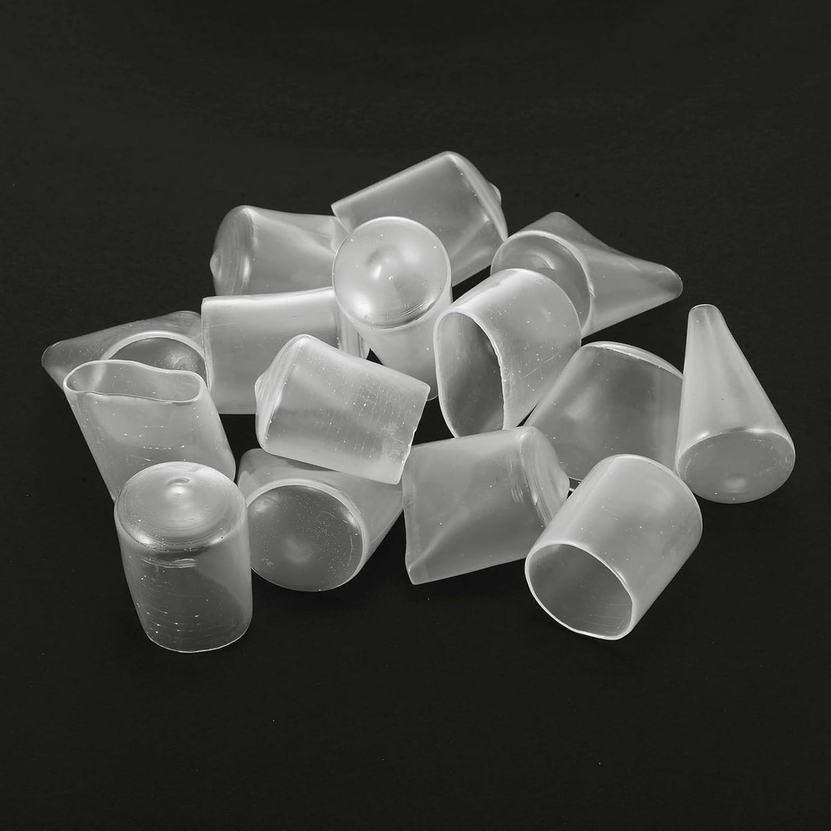 uxcell 20pcs Rubber End Caps Protective Caps 26mm(1 Inch) ID Vinyl PVC Round Tube Bolt Cap Cover