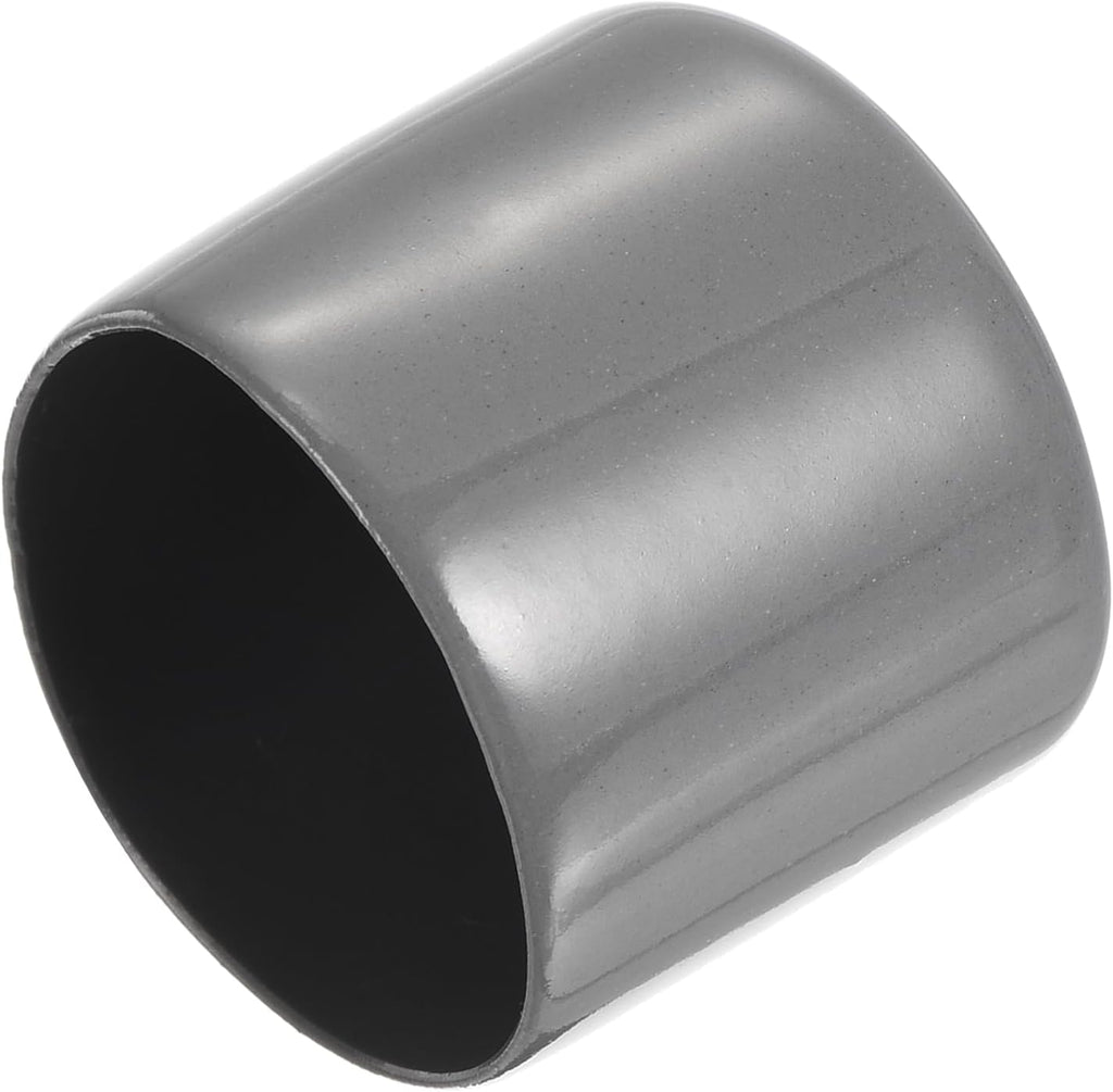 uxcell 20pcs Rubber End Caps 35mm ID Vinyl Cap Cover Screw Protectors Dark Grey